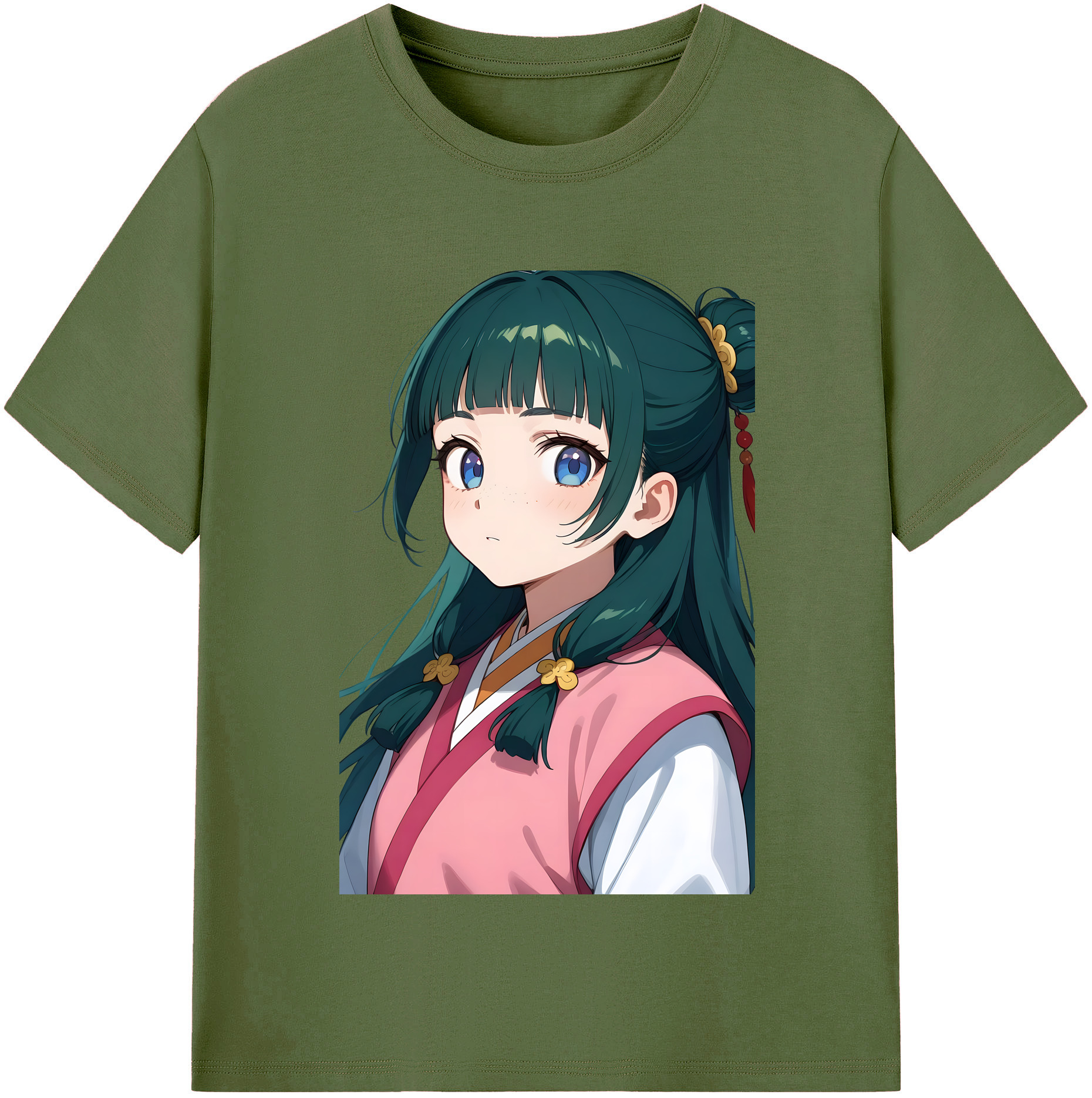 （画像用） 薬屋のひとりごと The Apothecary Diaries 綿100％半袖Tシャツ（フロントプリント）